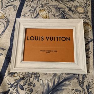 5x7 Louis Vuitton Luxury Bag - Framed